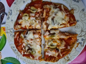 Pizza base de atún