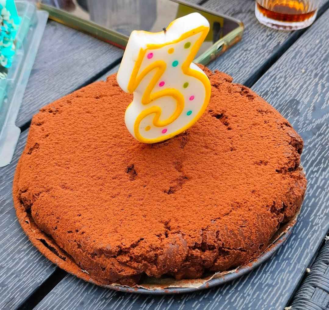 Tarta de chocolate 3 ingredientes